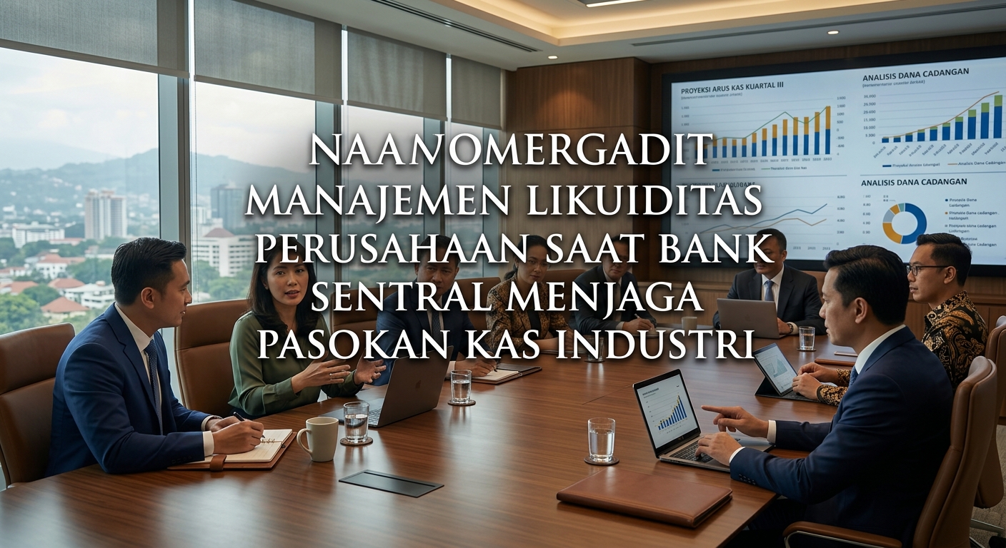 Manajemen Likuiditas Perusahaan Saat Bank Sentral Menjaga Pasokan Kas Industri