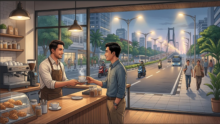 Dari Segelas Kopi ke Lampu Jalan: Menelusuri Jejak Uang Pajak di Surabaya